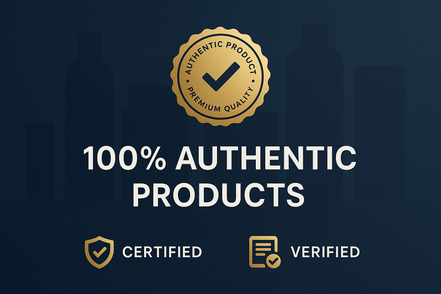 100 % authentic products