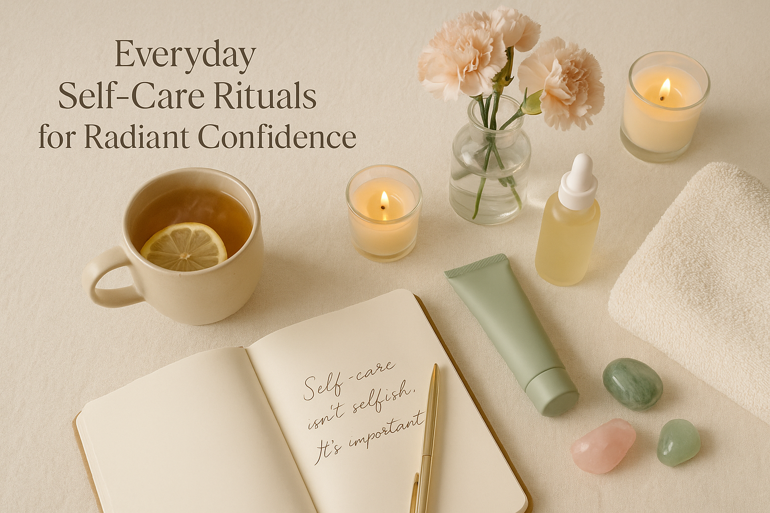 “Everyday Self-Care Rituals for Radiant Confidence”
